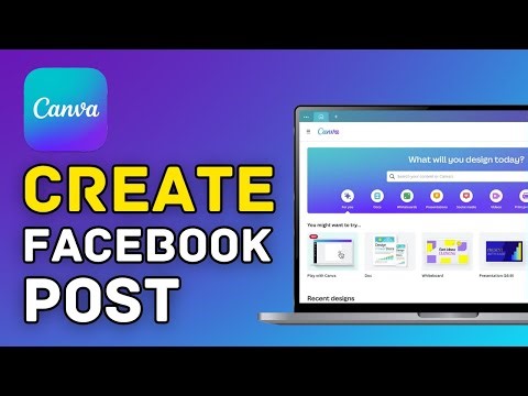 How to Create Facebook Post in Canva PC 2025?