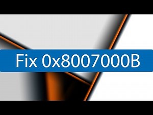 0x8007000b Fix Error (Solved)