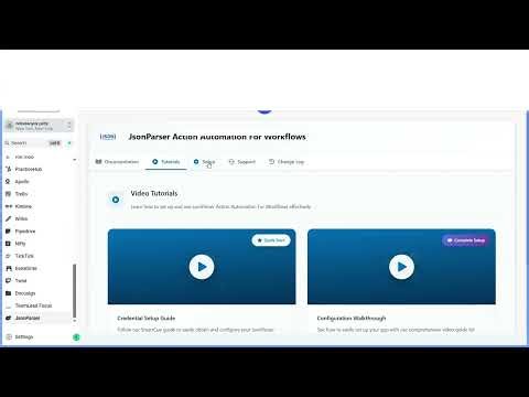 JsonParser Action Automation for Workflows: Full Setup Guide 🚀