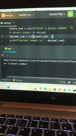 How to convert binary to decimal in python