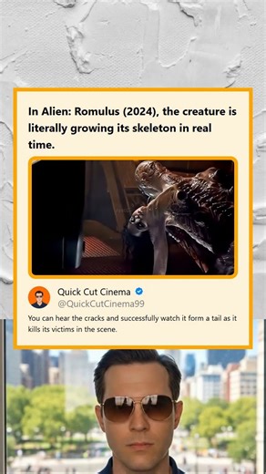 Alien Romulus 2024 Creature Is Growing Its Skeleton In Real Time and Forming a Tail