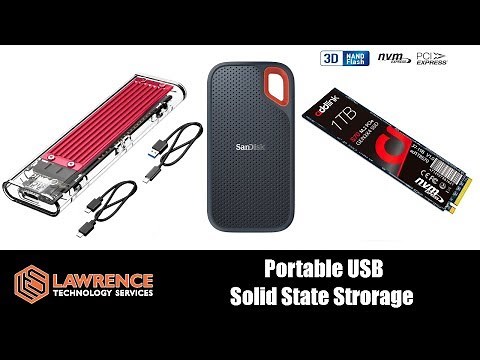 1TB Portable USB Solid State Storage: SanDisk Extreme Portable SSD & Addlink S70 NVMe