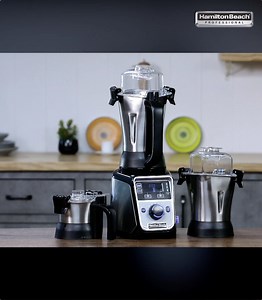 Perfection has arrived! Our Professional Juicer Mixer Grinder sets a whole new standard of superior performance and durability when it comes to juicing, mixing and grinding. On sale now at Best Buy Canada: https://bit.ly/3o7gYxg | Hamilton Beach Canada | Facebook