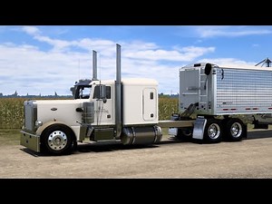 Heavy Grain Haul - (Peterbilt 359 EXHD) - Big Power 3406 CAT - American Truck Simulator