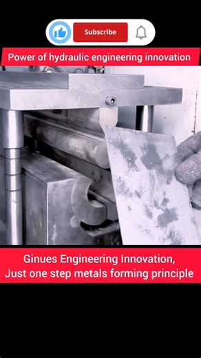 🔥 Genius Engineering Hack: One-Step Metal Forming Magic! #shorts