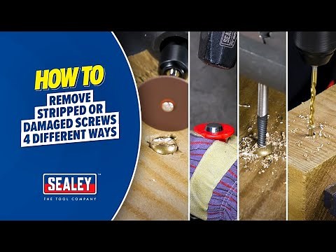 How to Remove Stripped or Damaged Screws - 4 Different Ways