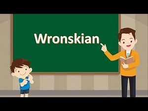 Wronskian