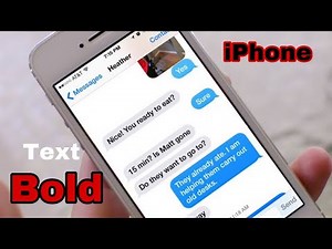 How to Bold Text on iPhone | iphone bold text | iphone bold text message | bold text in iphone