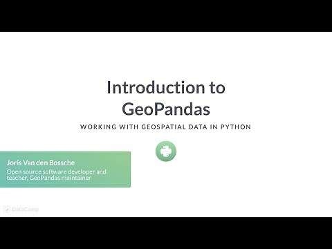 Python Tutorial: Introduction to GeoPandas