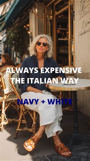 The Color Combo Italian Women Over 50 Always Wear