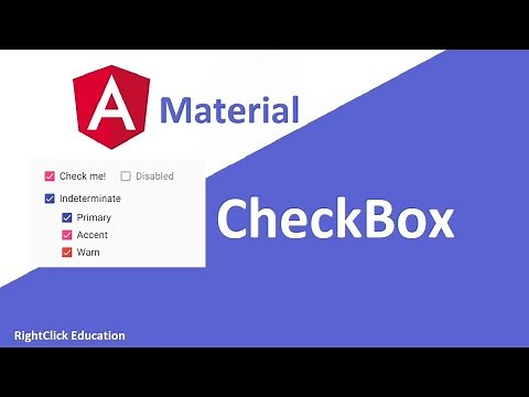 Angular Material Checkbox | Angular Material Tutorial 5