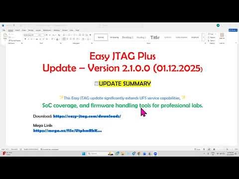 Easy JTAG Plus Ver 2.1.0.0 (01.12.2025)NEW UPDATE COPY & PASTE FROM TESTER VERSION NOTHING FREE !!