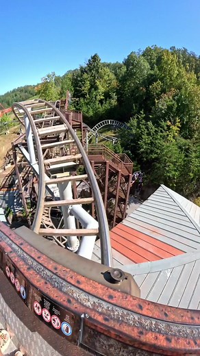 Coaster Through a Mine at Dollywood: Thrilling Roller Coaster Adventure