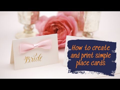 Create Stylish Place Cards in Word with Templates & Mail Merge 🎄✨