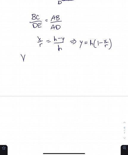 A right circular cylinder is inscribed in a cone with height h and base radius r . Find the largest possible volume of such a cylinder. | Numerade