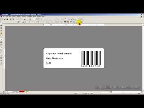 Avery Design Pro Lesson 12 - Generate labels from Excel tables.