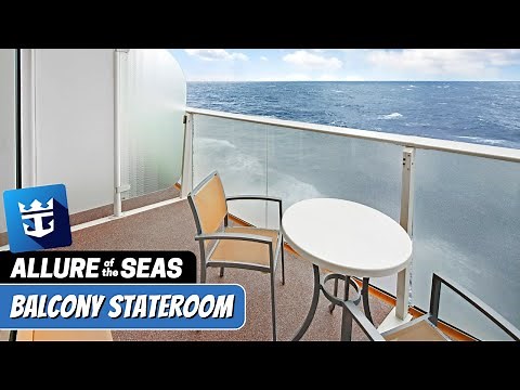Allure of the Seas | Ultra Spacious Balcony Stateroom Tour & Review 4K | Royal Caribbean Cruise