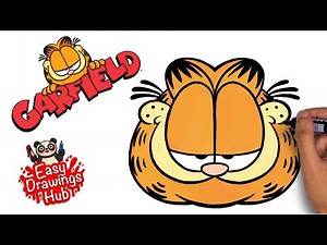 How to draw Garfield in 5 minutes - Easy Drawing