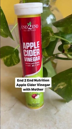 Achieve Your Health Goals with End2End Nutrition ACV Effervescent Tablets