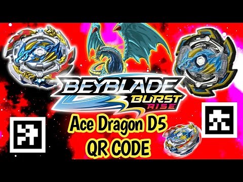BEYBLADE BURST RISE ACE DRAGON D5 QR CODE