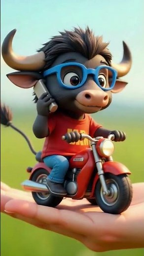 Tiny Daughter Buffalo Wants Tiffin from Her Dad 🐃😂 | Super Funny 3D Animation | Buffalo AI | Human