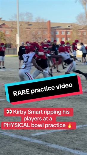 Kirby Smart's Intense Bowl Practice with Bulldogs
