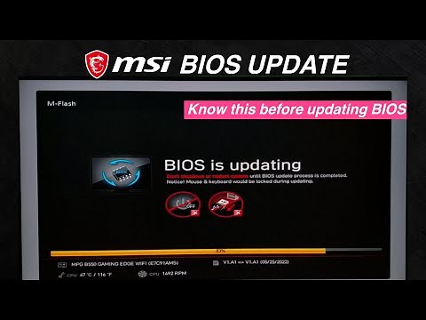 How To Update MSI BIOS Using M-FLASH