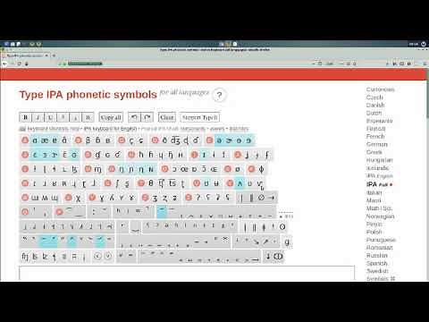 How to type IPA characters