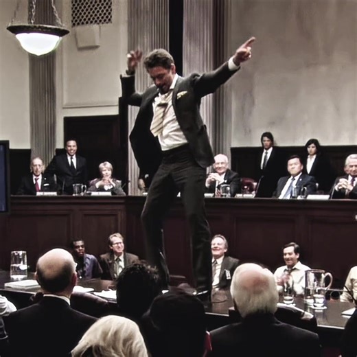 Robert Downey Jr. dances as Iron Man