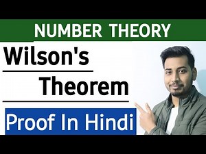 Wilson's Theorem| Number Theory| BSc Maths| MSc Maths| CP Maths World|Maths