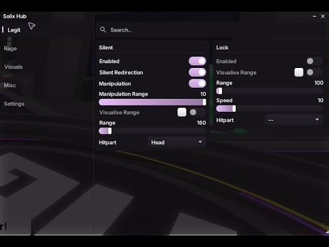 Script Rivals [OP] | Solix Hub | Silent Aim, Lock, ESP, Rage and more...