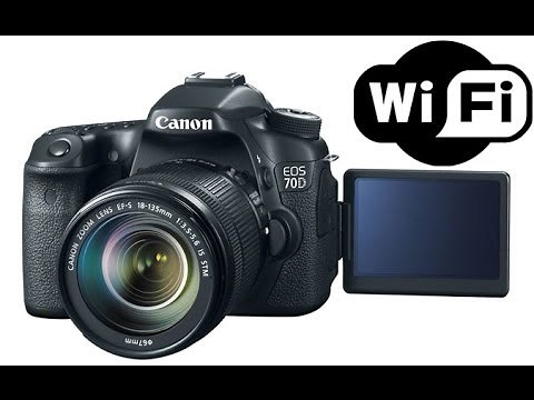 Canon EOS 70D 77D 80D DSLR Camera WiFi Setup & Demo
