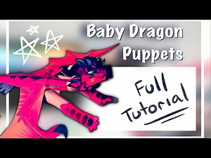 How to make a MINI dragon hand puppet! || FULL TUTORIAL || Easy step by step
