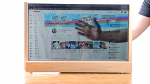 27 reactions | We've found a new way to level up your computer set up...a transparent screen  So futuristic AND we managed to do it at home ourselves! We even got supurrvisor approval  | Evan & Katelyn | Facebook