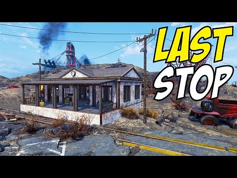 Fallout 76 CAMP Tutorial | Abandoned Immersive Train Station Build