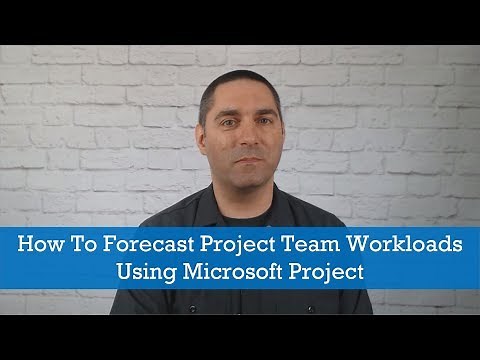 Project Management Tips: How To Forecast Project Team Workloads Using Microsoft Project