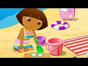 Dora The Explorer - Baby Dora at Beach - English Dora Game Movie