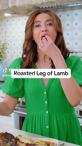 Roasted Leg of Lamb - This no-fail roasted leg of lamb recipe, will give you the BEST lamb roast every single time. If you have not cooked lamb leg in the oven before, it is easier than most people think! With a simple technique and my bold, garlicky lamb seasoning, you will have the perfect lamb roast every time. Recipe: ▢ 1 4 to 5 pound leg of lamb, bone-in, fat trimmed ▢ Salt and pepper ▢ Extra virgin olive oil ▢ 5 garlic cloves, peeled and sliced; more for later ▢ 2 cups water ▢ 8 gold potat