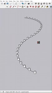 Sketchup Copy along path #sketchups #cadclass #copy #path