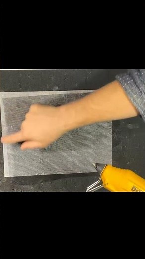 Repair Window Screen w Glue Gun - 3 Minutes - Cheapest, Easiest Way #diy #gluegun #screen #window