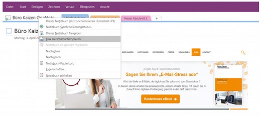OneNote Verknüpfung erstellen: So vermeiden Sie Mehrfachablagen