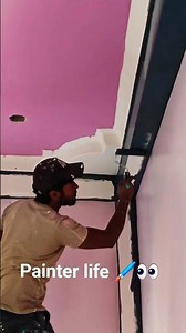 ceiling design wall painting🏡#bedroom wallpainting #wallart #viralvideo #trendingvideo #shortfeed