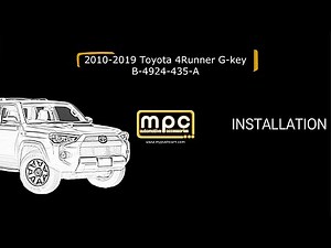 HOW TO INSTALL REMOTE START ON 2010-2019 Toyota 4Runner G-KEY – STEP-BY-STEP GUIDE!