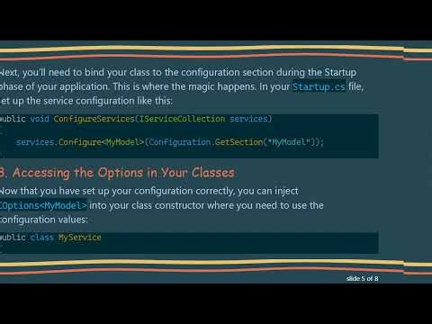 How to Easily Parse json Settings in appsettings.json into a Class in C# .NET Core