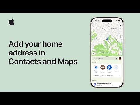 How to add your home address in Contacts and Maps on iPhone or iPad | Apple Support