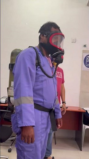 Familiarization with SCBA During Training