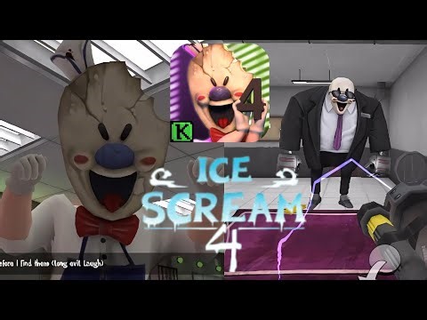 Ice Scream 4: Rod’s Factory Escape 🏭😱 | Horror Gameplay Walkthrough