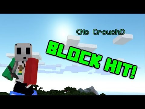 Block Hit animation! (No im not a texture pack reviewer I just thought it was cool)