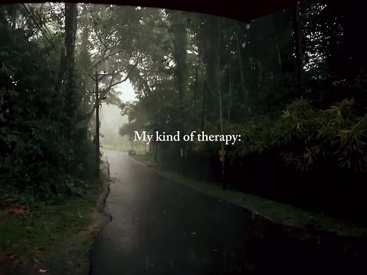 Relaxing Moments: Walking Under the Rain - #FYP #Viral