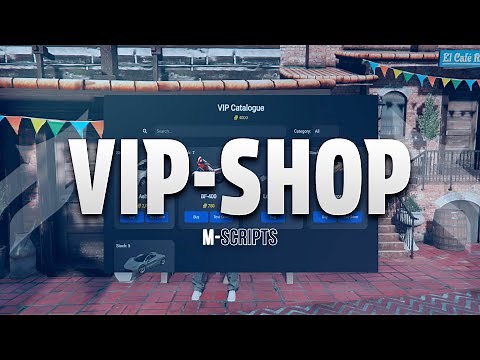 [QB/ESX] m-Vipshop - Items/Cars - Real Time Management